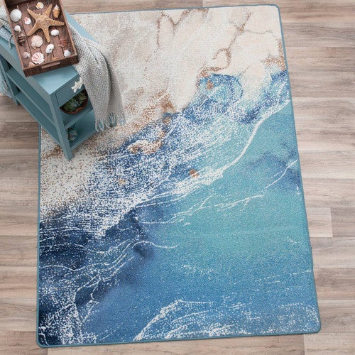 Turquoise Tides Rug Collection