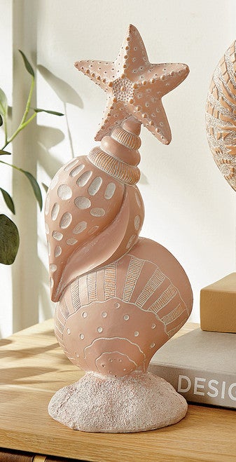 Shoreline Elegance Tabletop Shell Sculpture
