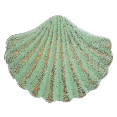 Seafoam Scallop Cabinet Knob