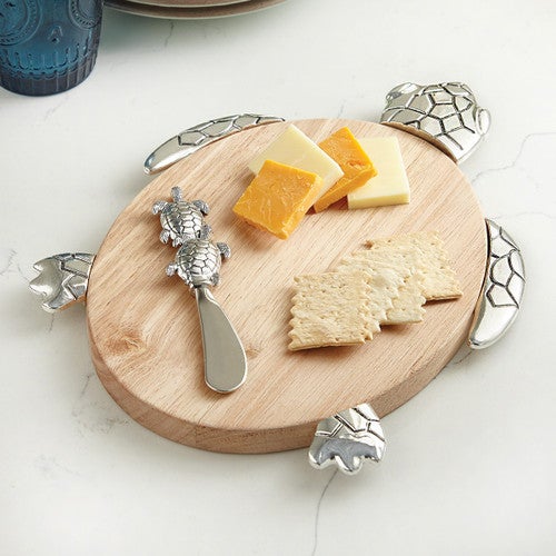 Sea Turtle Wooden Cutting Board Set