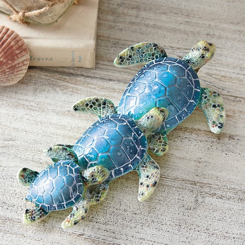 Sea Turtle Trio Sculpture