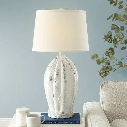 Fish Essence White Table Lamp