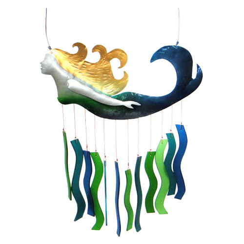Blonde Mermaid Wind Chime