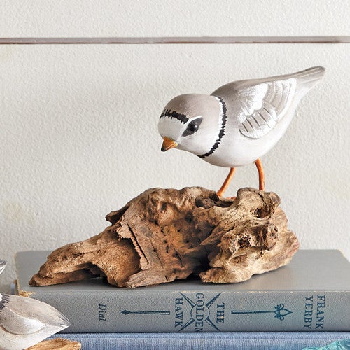 Coastal Bird Driftwood Sculpture