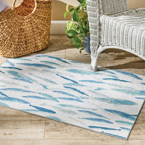 School of Fish Accent Rug