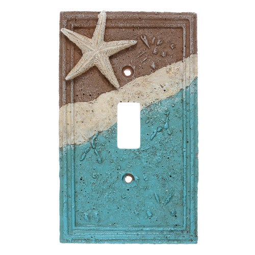 Coastal Starfish Single Switch Plate