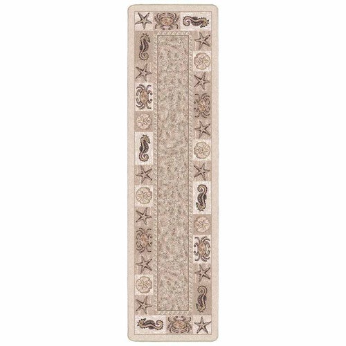 Tidal Life Blue Rug - 2 x 8