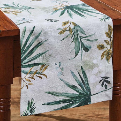 Tropic Rainforest Oasis Table Runner - 54 Inch
