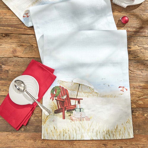 Holiday Shore Chair Table Runner