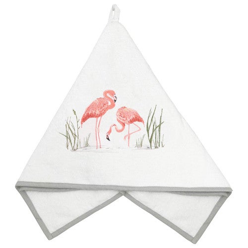 Flamingo Pair Guest Towels - Set of 2