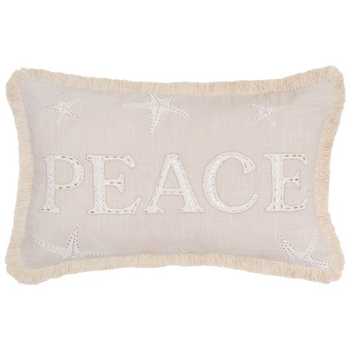 Beachcomber Peace Pillow