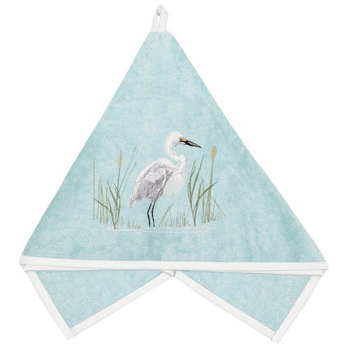 Bayside Egret Guest Towels - Set of 2
