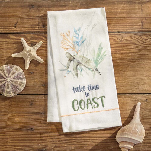 Seaweed Garden Coast Dishtowels - Set of 4