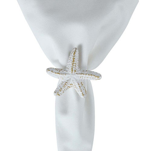 Sea Star Napkin Rings - Set of 4