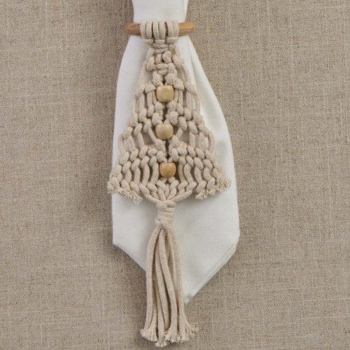 Tide Knot Napkin Rings - Set of 4