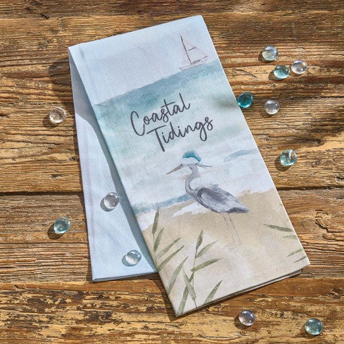 Seaside Greetings Dishtowels - Set of 4