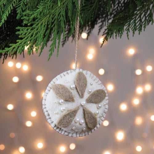 Beachcomber Felt Ornaments - Set of 4