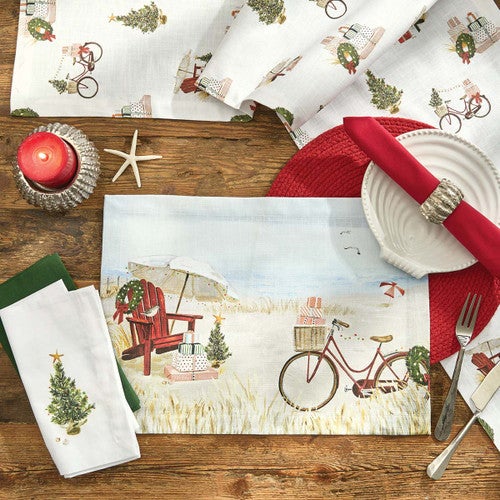Holiday Shore Placemats - Set of 4