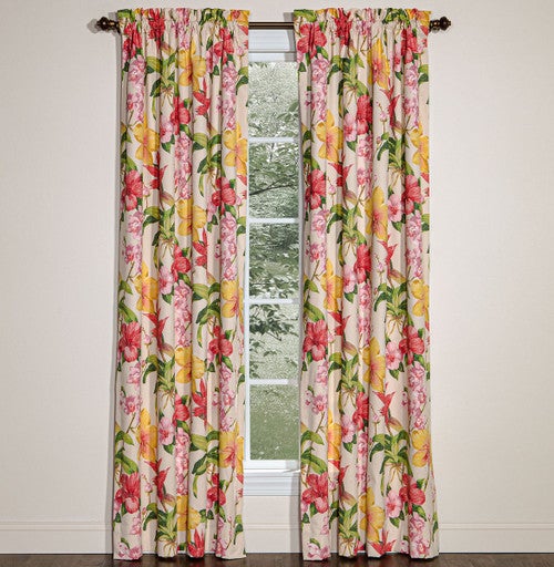 Maui Bliss Rod Pocket Drapes