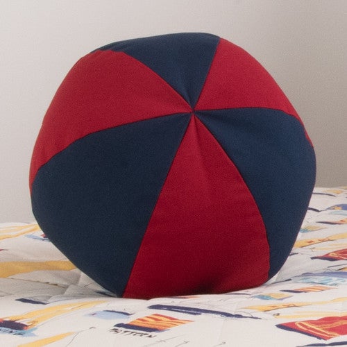 Cape Regatta Beach Ball - Navy & Red