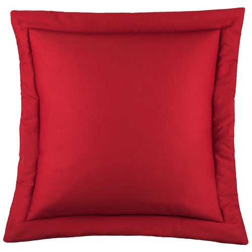 Cape Regatta Solid Red Euro Sham