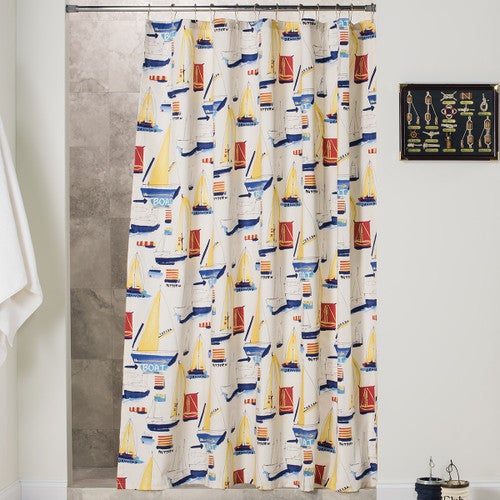 Cape Regatta Shower Curtain
