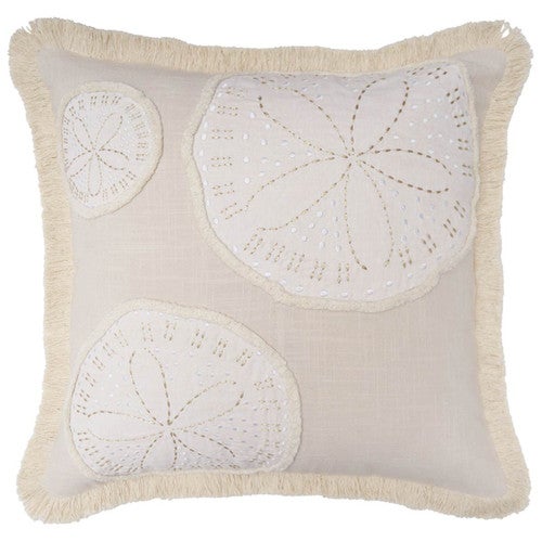 Beachcomber Sand Dollar Pillow - OUT OF STOCK UNTIL 09/04/2025