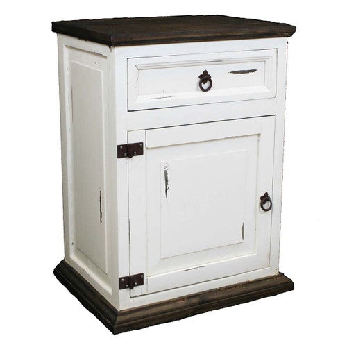 Classic White Nightstand - Left