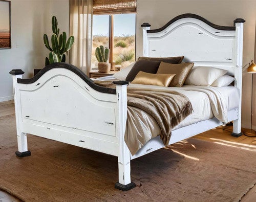 Frankie White Bed - Full