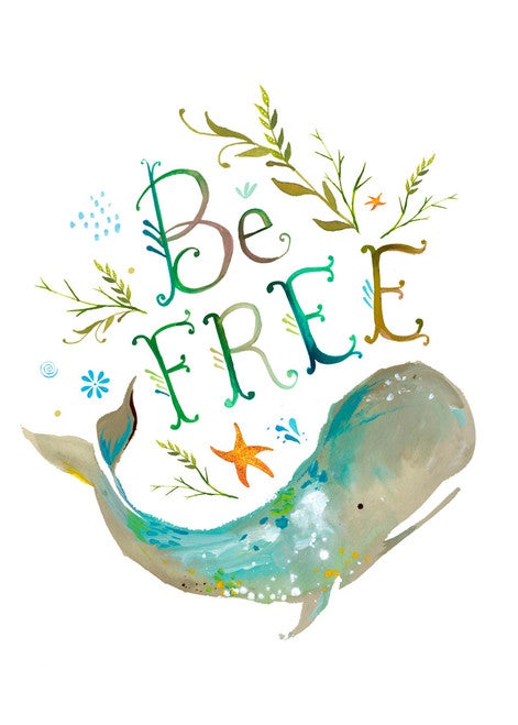 Free Whale Canvas Art