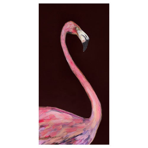 Flamingo Profile Canvas Art