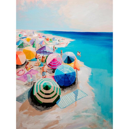 Colorful Umbrellas Canvas Print