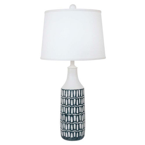 Navy Tide Table Lamp