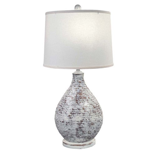 Coastal Catch Table Lamp - Ivory