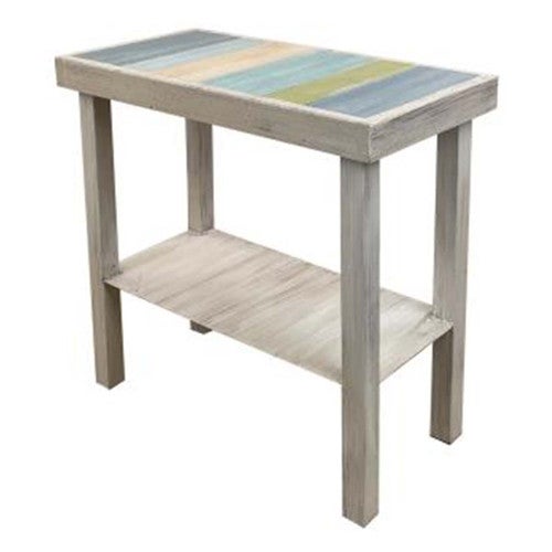 Seaside Stripes End Table