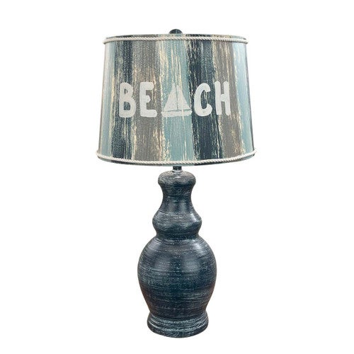 Tide Marker Navy Table Lamp