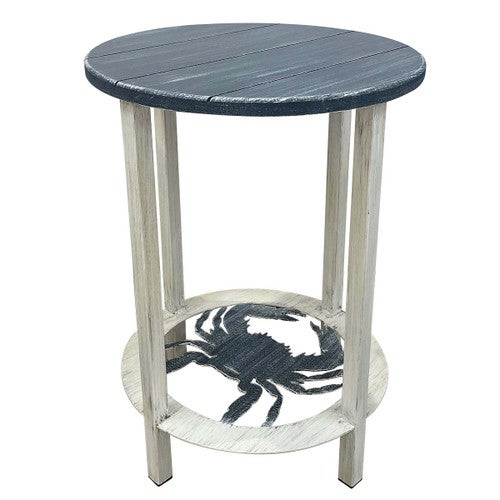 Coastal Catch Round End Table