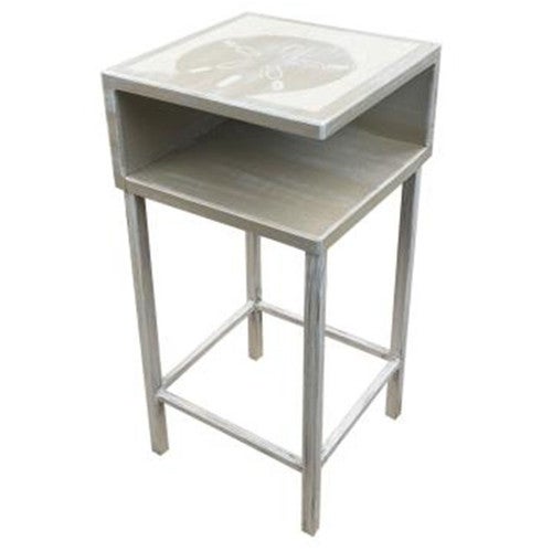 Sand Dollar Silhouette Accent Table