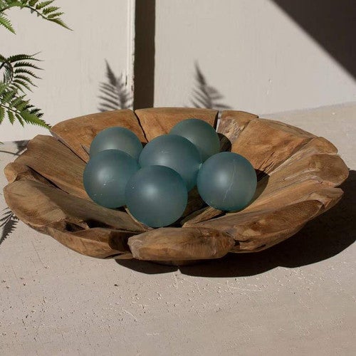 Recycled Teak Decorative Bowl