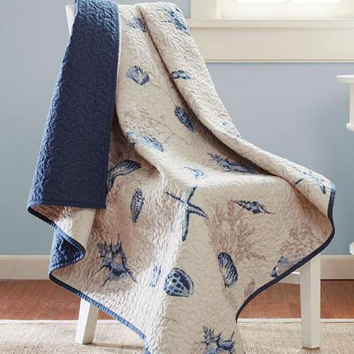 Blue Beach Oversized Throw