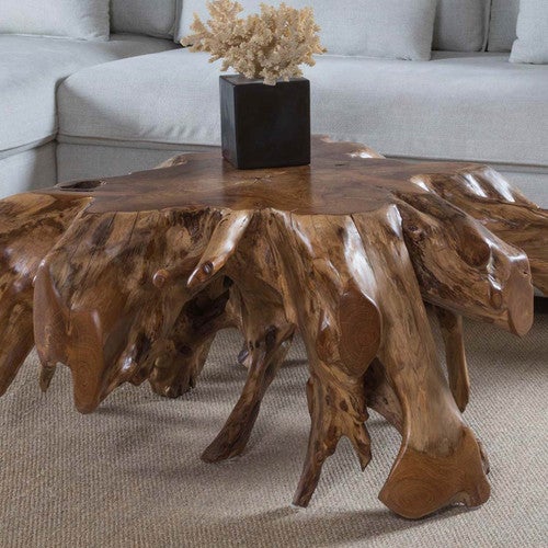 Natural Form Teak Tables