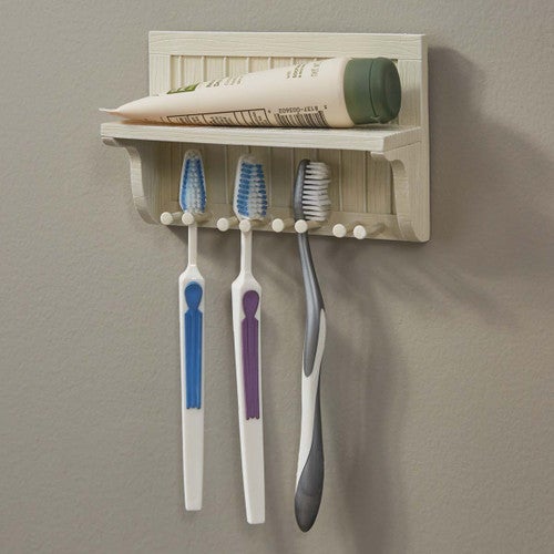 Washstand Toothbrush Shelf