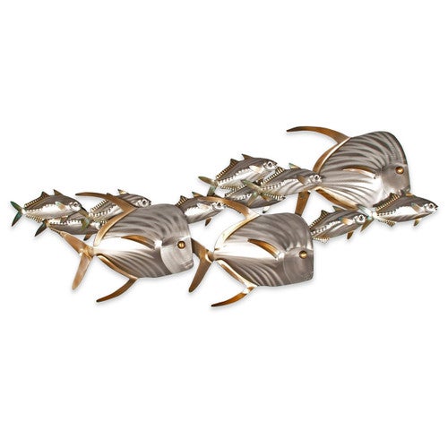 Lookdowns and Sardines Metal Wall Art