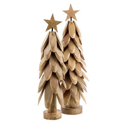 Driftwood Evergreens – Set of 2