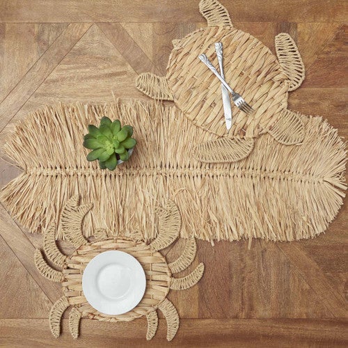 Woven Rattan Table Linens