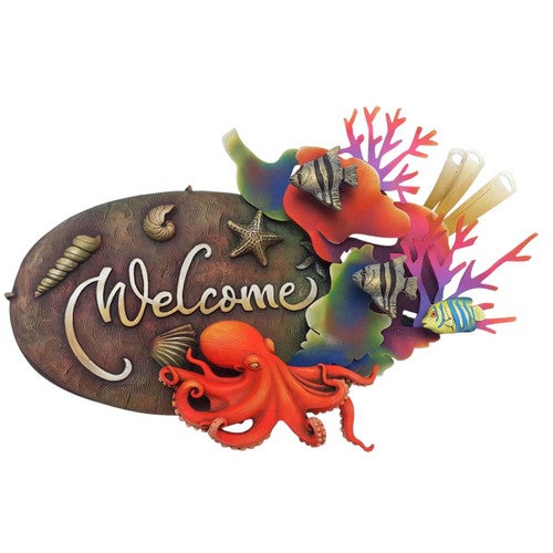 Octopus Welcome Wall Art