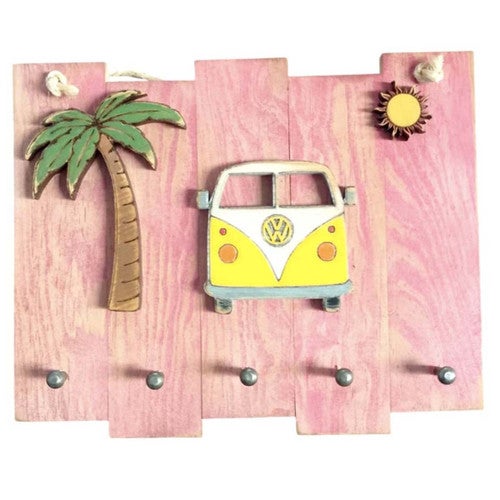 Coastal VW Key Hook Plaque