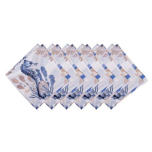 Seaside Seahorse Napkins - Set of 6