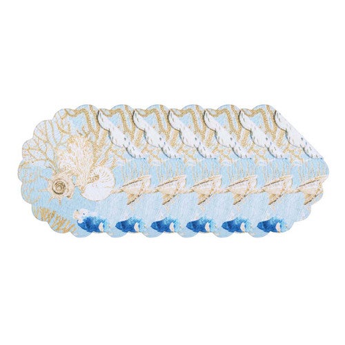 Azure Coast Round Placemats - Set of 6