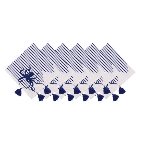Tassel Tentacles Napkins - Set of 6
